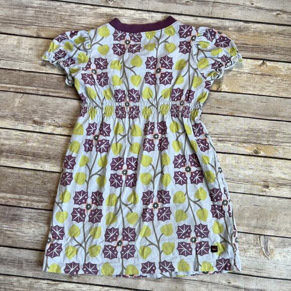 Tea Collection Campanillas Wrap Neck Dress - Picture 7 of 8